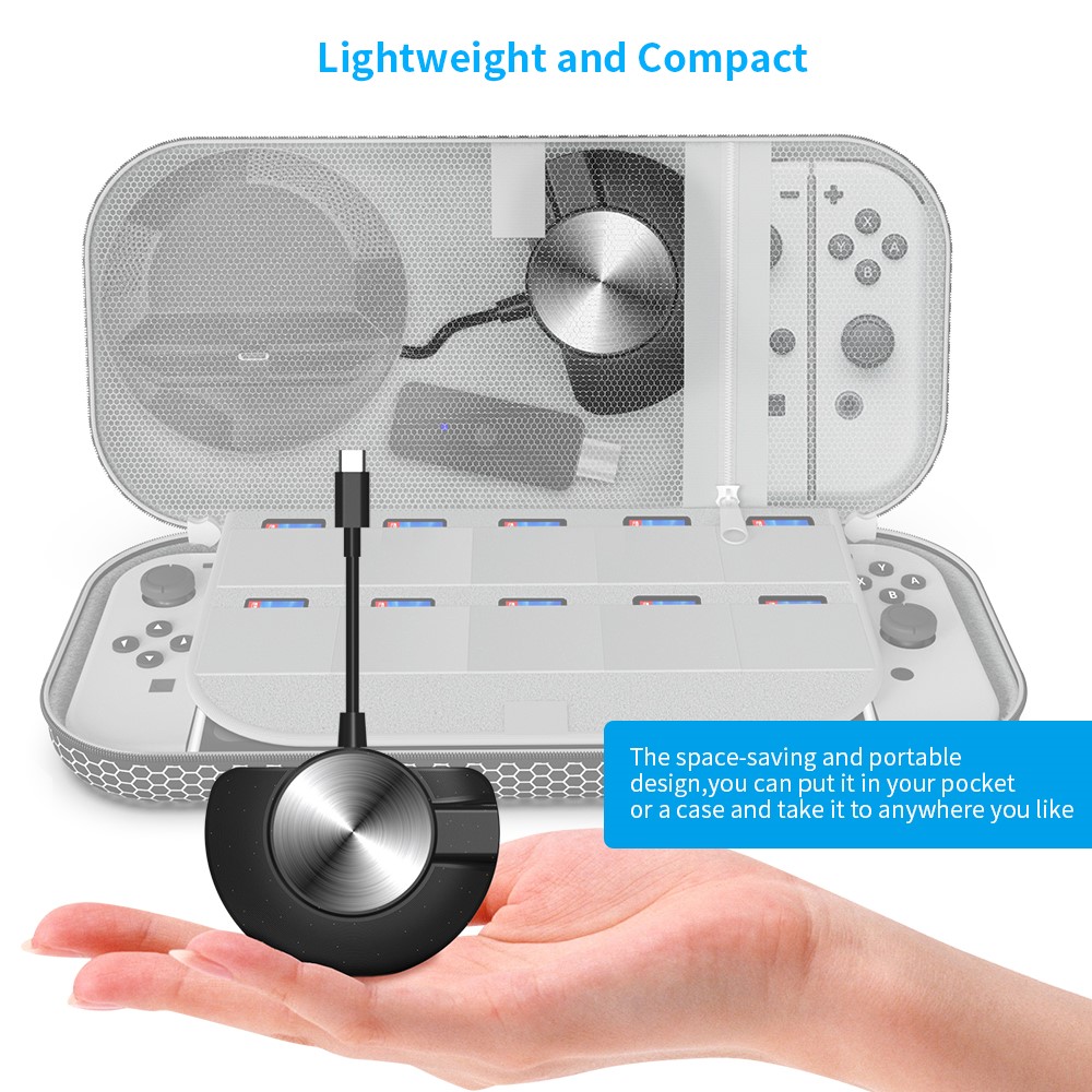 JYS JYS-NS225 TV Projection Screen Converter Portable Dock with Ethernet Port for Nintendo Switch OLED/Switch-3