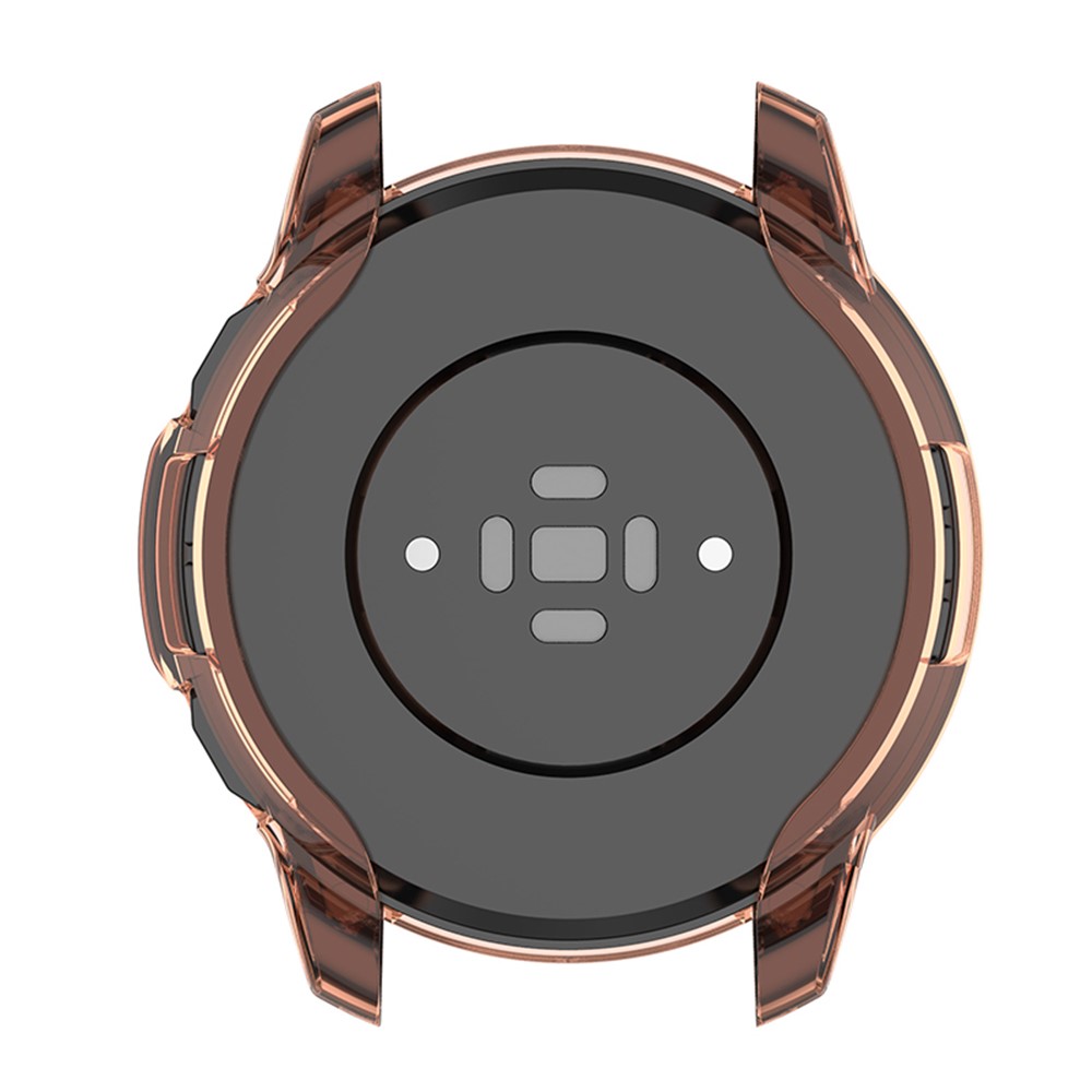 Soft TPU HD Clear Half-pack Hollowed Anti-Fall Cover for Xiaomi Watch Color 2 - Transparent Orange-7