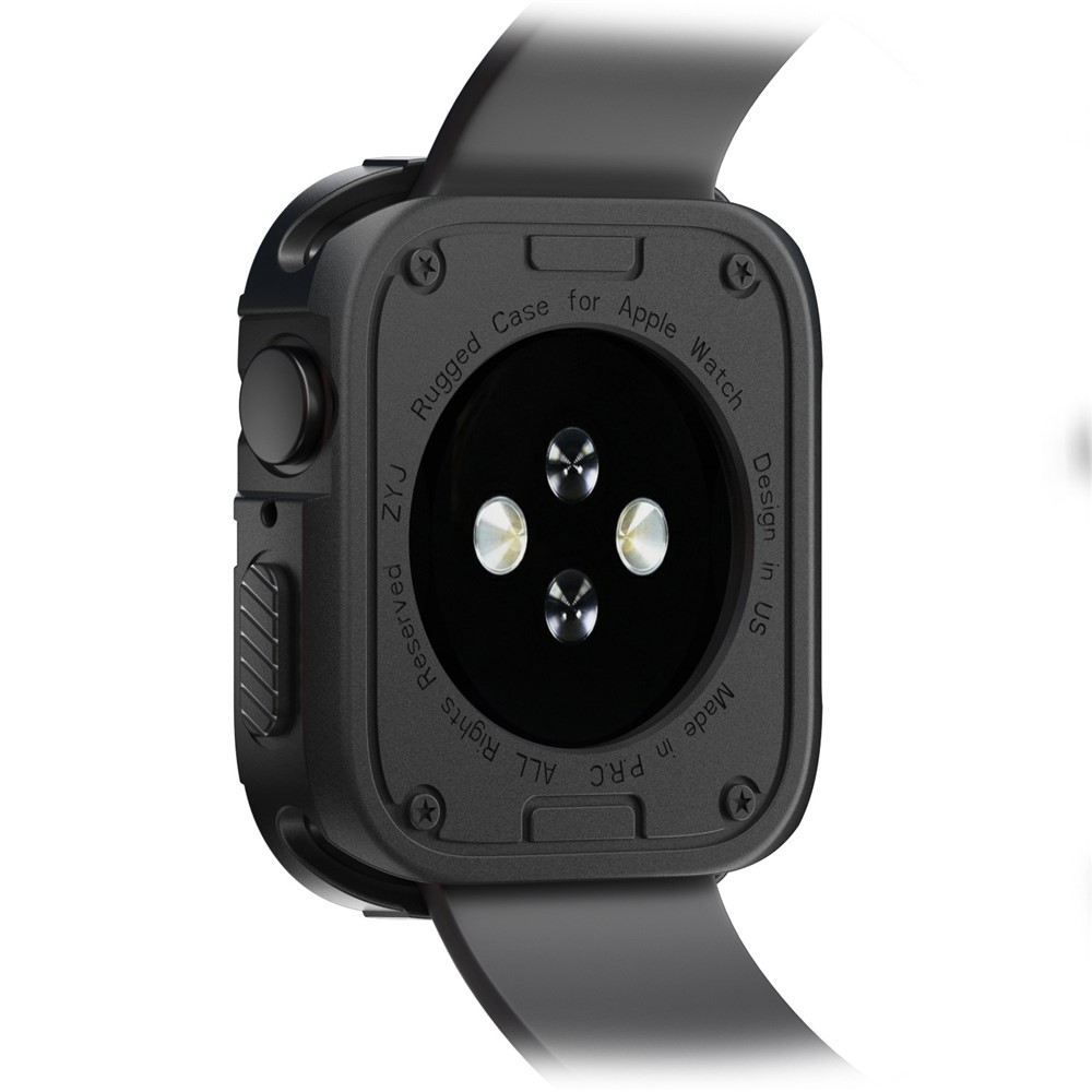 Anti-drop Full Protection Soft TPU Smart Watch Case Cover for Apple Watch Series 7 45mm / Series 6/5/4/SE 44mm - Grey-4