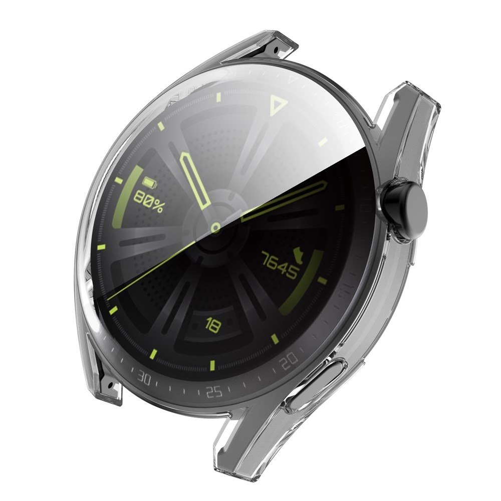 Clear Full Coverage Scratch-resistant TPU Watch Case Protective Cover for Huawei Watch GT 3 42mm - Transparent White-11