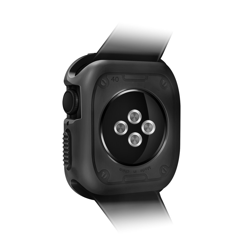 TPU Smart Watch Cover Anti-Drop Anti-Dirt Protector Case for Apple Watch Series 7 41mm - Black-3