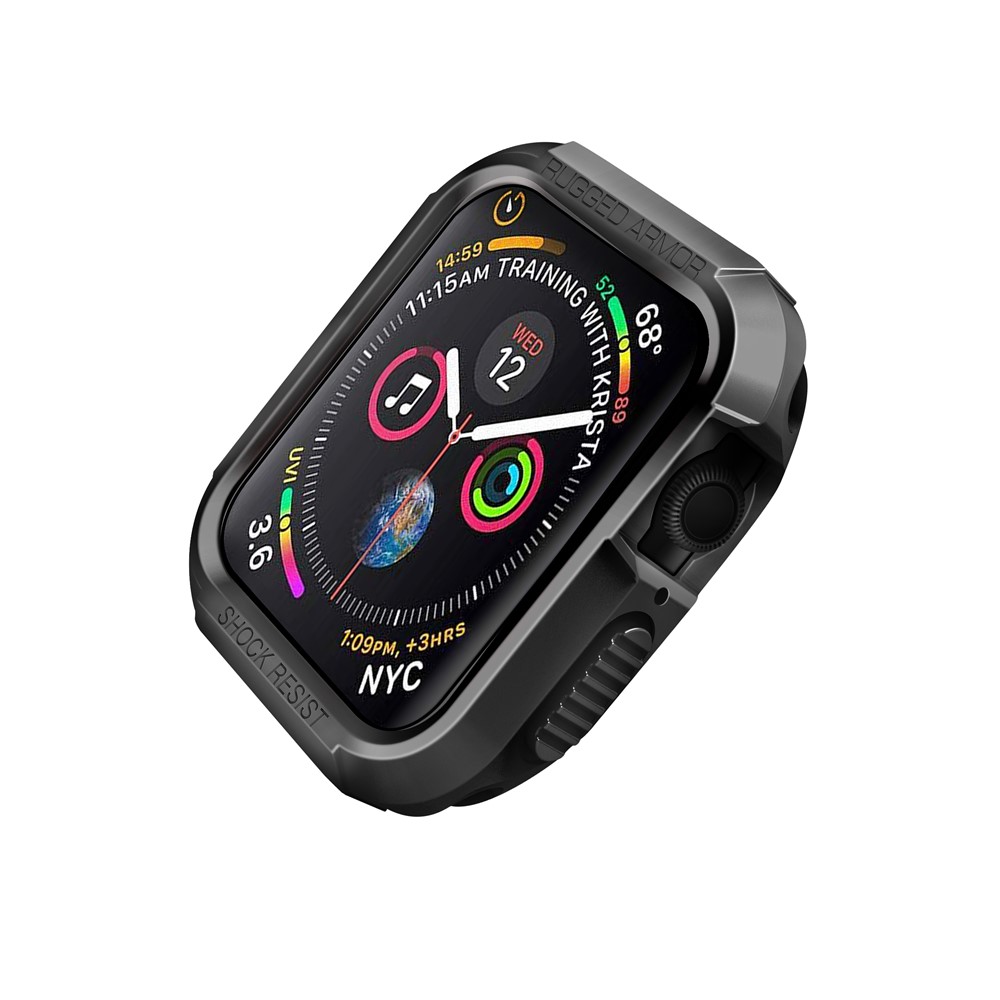 TPU Smart Watch Cover Anti-Drop Anti-Dirt Protector Case for Apple Watch Series 7 41mm - Black-4