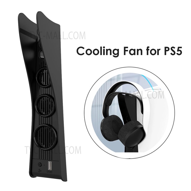 IPEGA PG-P5017 for PS5 Game Console Radiator Multi-function Cooling Fan Headset Hanger-7