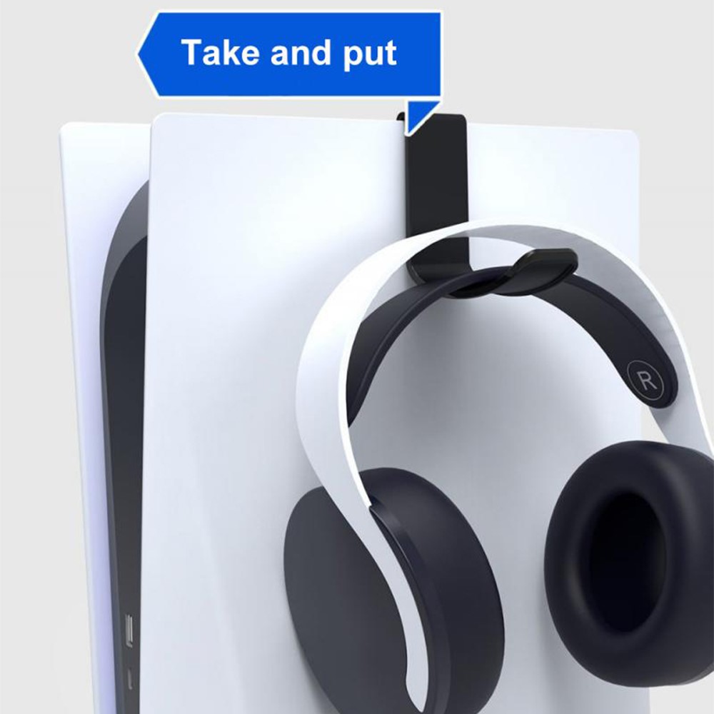 IPEGA PG-P5022 2Pcs Wall Mount Holder Bracket Hanger Storage Stand for PS5 Console Controller Headset Support-5