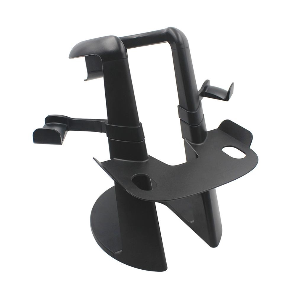 VR Headset Holder Display Stand Game Controller Storage Bracket for Oculus Quest 1/2 / Rift S - Black-2
