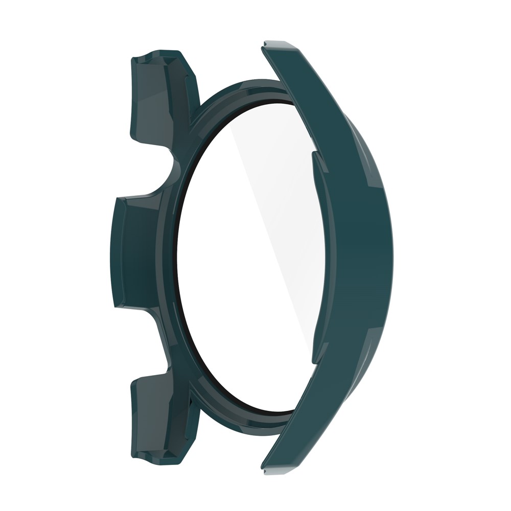 Scratch Resistant Overall Hard PC Cover with HD Tempered Glass Screen Protector for Huawei Watch GT 3 42mm - Blackish Green-7