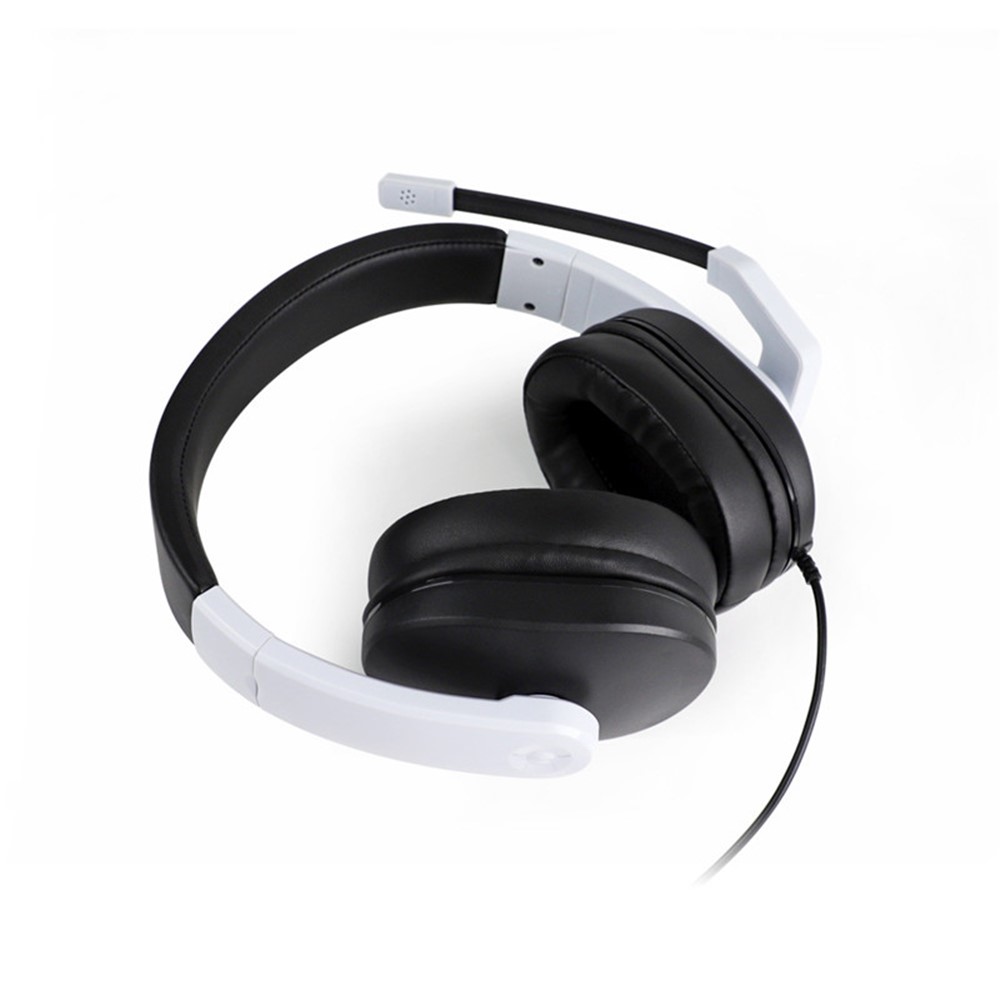 DOBE TY-1802 3.5mm Gaming Headset Wired Stereo Headphones Noise-canceling Earphone with Mic Soft Earmuffs for PS5/PS4/Xbox One/360/Switch/PC-4