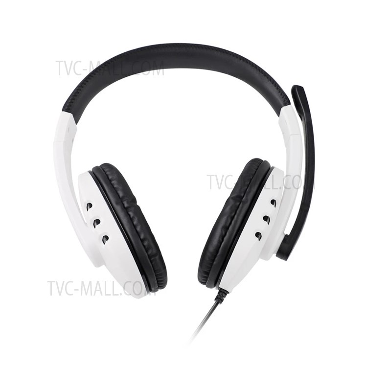 DOBE TY-0820 3.5mm Wired Gaming Headset Stereo Headphones Retractable Earphone with Noise-cancelling Mic for PS5/PS4/XBOX/PC-3