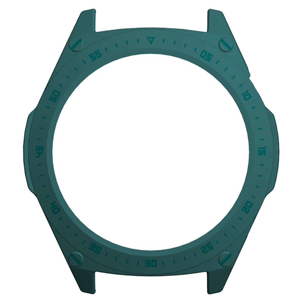 For Huawei Watch GT 3 46mm Quick Release Watch Case Sports Watch Case Protector with Dial Plate - Blackish Green-4