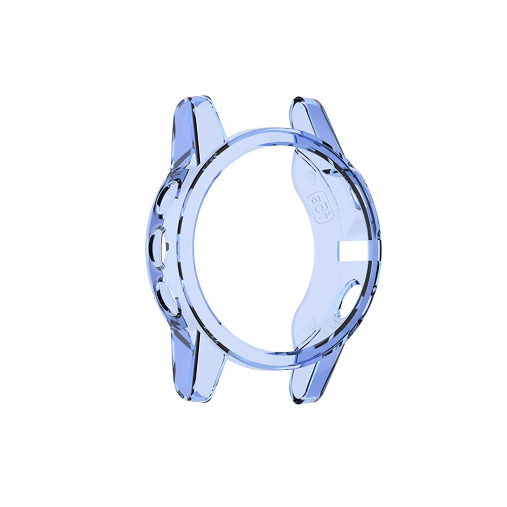 For Garmin Fenix 5S/5S Plus Transparent Watch Case Full Coverage Flexible TPU Protective Cover - Transparent Blue-3