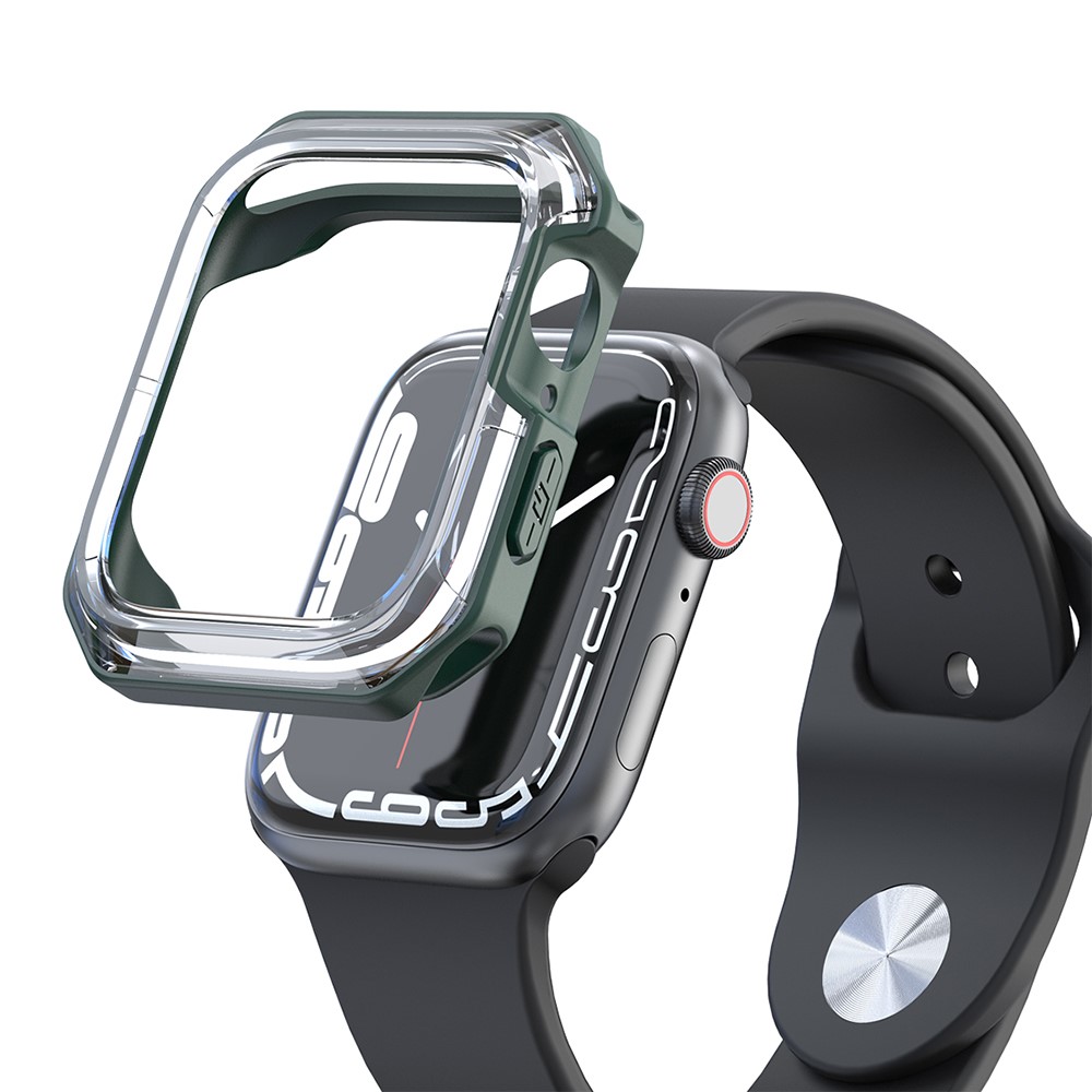 Acquista Per Apple Watch SE/Series 4/5/6 44mm Custodia Protettiva Per  Protezione Smart Watch TPU Trasparente A Doppio Colore Trasparente -  Trasparente/verde dalla Cina | TVC-Mall.com
