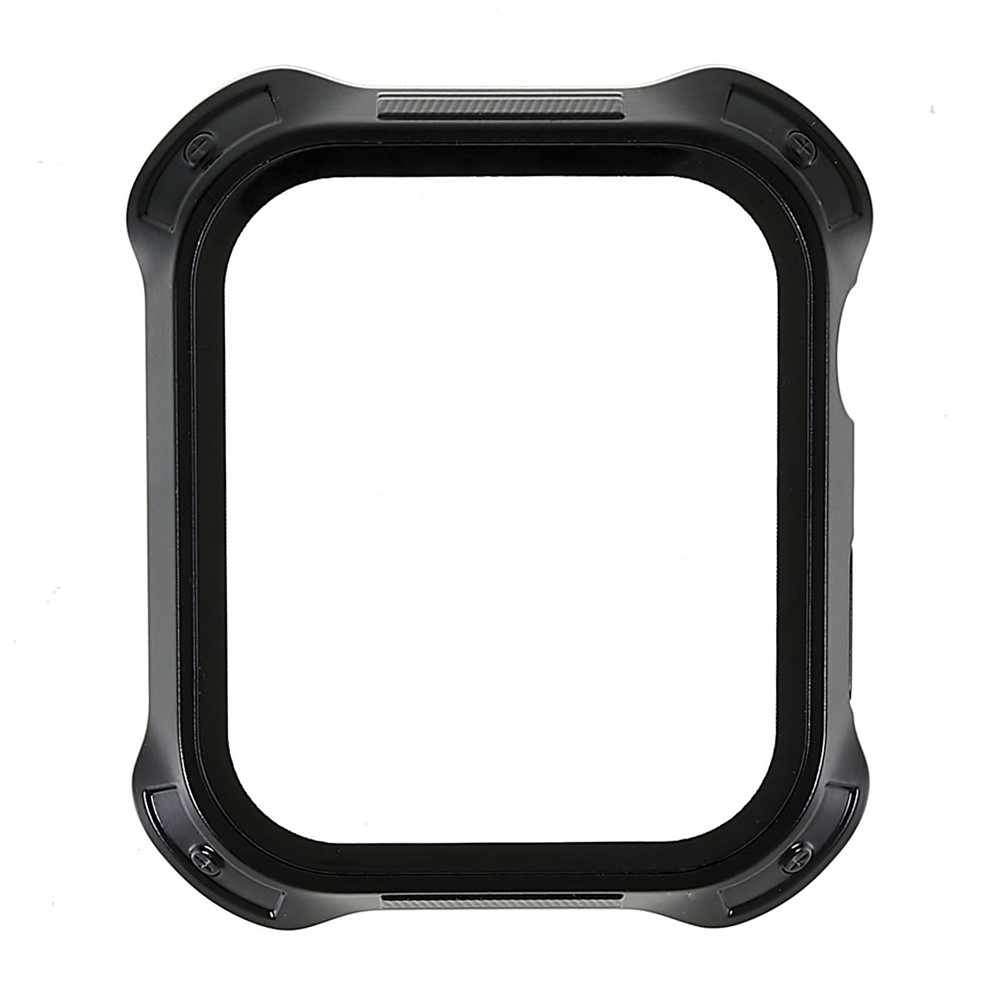 RURIHAI For Apple Watch Series 7 41mm Anti-drop Hard PC Cover Watch Case with Tempered Glass Screen Protector-2
