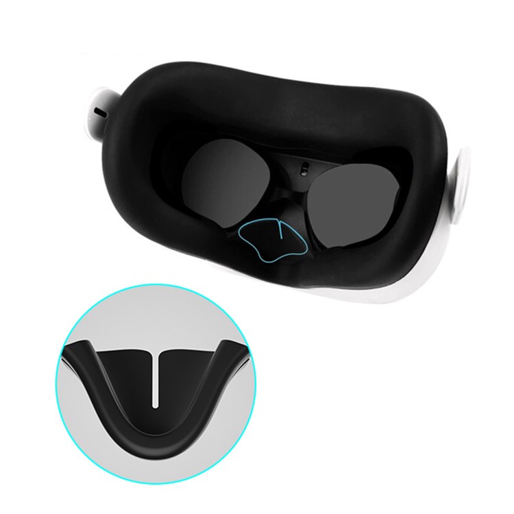 Bloco De Nariz De Silicone Shinecon Para Oculus Quste 2 VR Acessórios Para Substituição Do Nariz De Fone De Ouvido-2