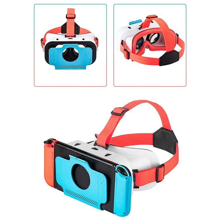 DEVASO 1110092 Compatible for Nintendo Switch OLED 3D Ultra Clear VR Glasses VR Headset-8