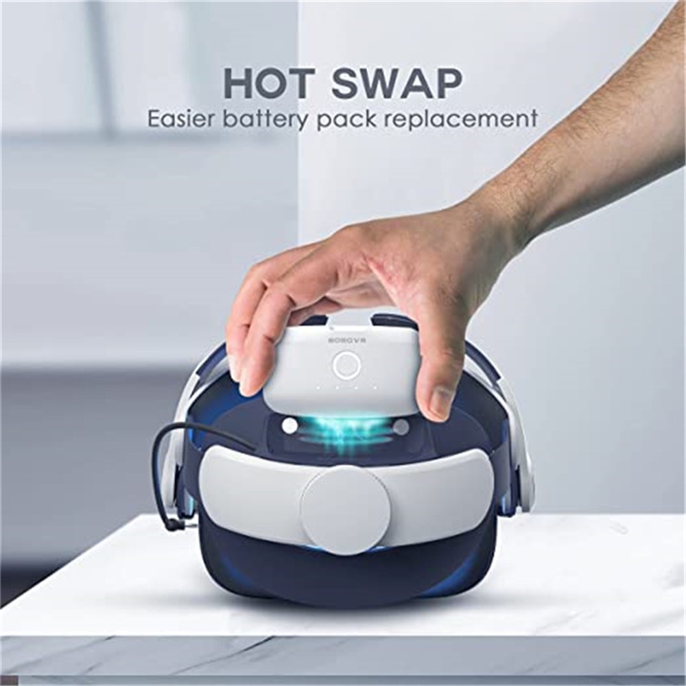 BOBOVR BD1 Battery Dock for BOBOVR M1 Plus/M2 Plus Charging Station with B2 Battery Magnetic Charging Base-5
