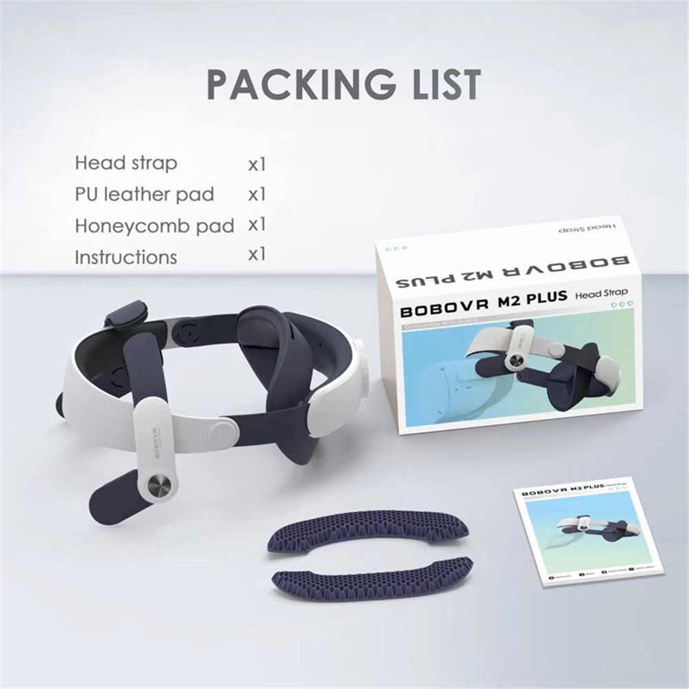 BOBOVR M2 Plus Head Strap Replacement Elite Strap for Oculus Quest 2-3