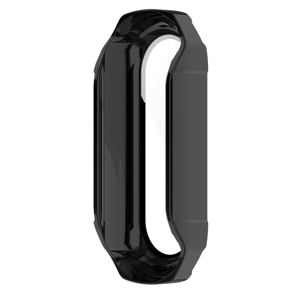 For Xiaomi Mi Band 7 / 7 NFC Hard PC Cover Watch Case with Tempered Glass Screen Protector Shockproof Watch Shell - Black-3