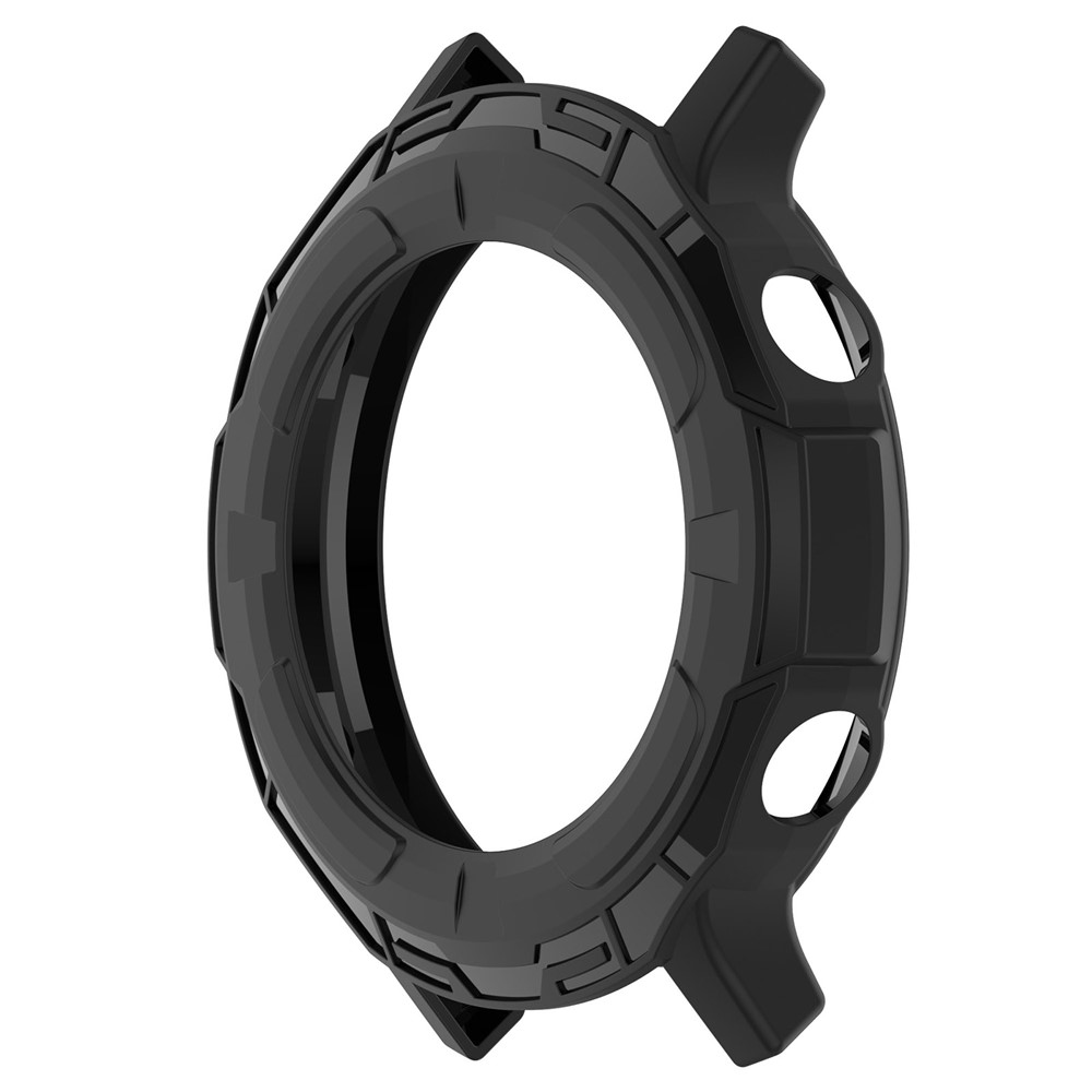 For Realme Watch S Hollow-out Anti-dust Anti-fall Soft TPU Watch Case Shockproof Protective Cover - Black-3