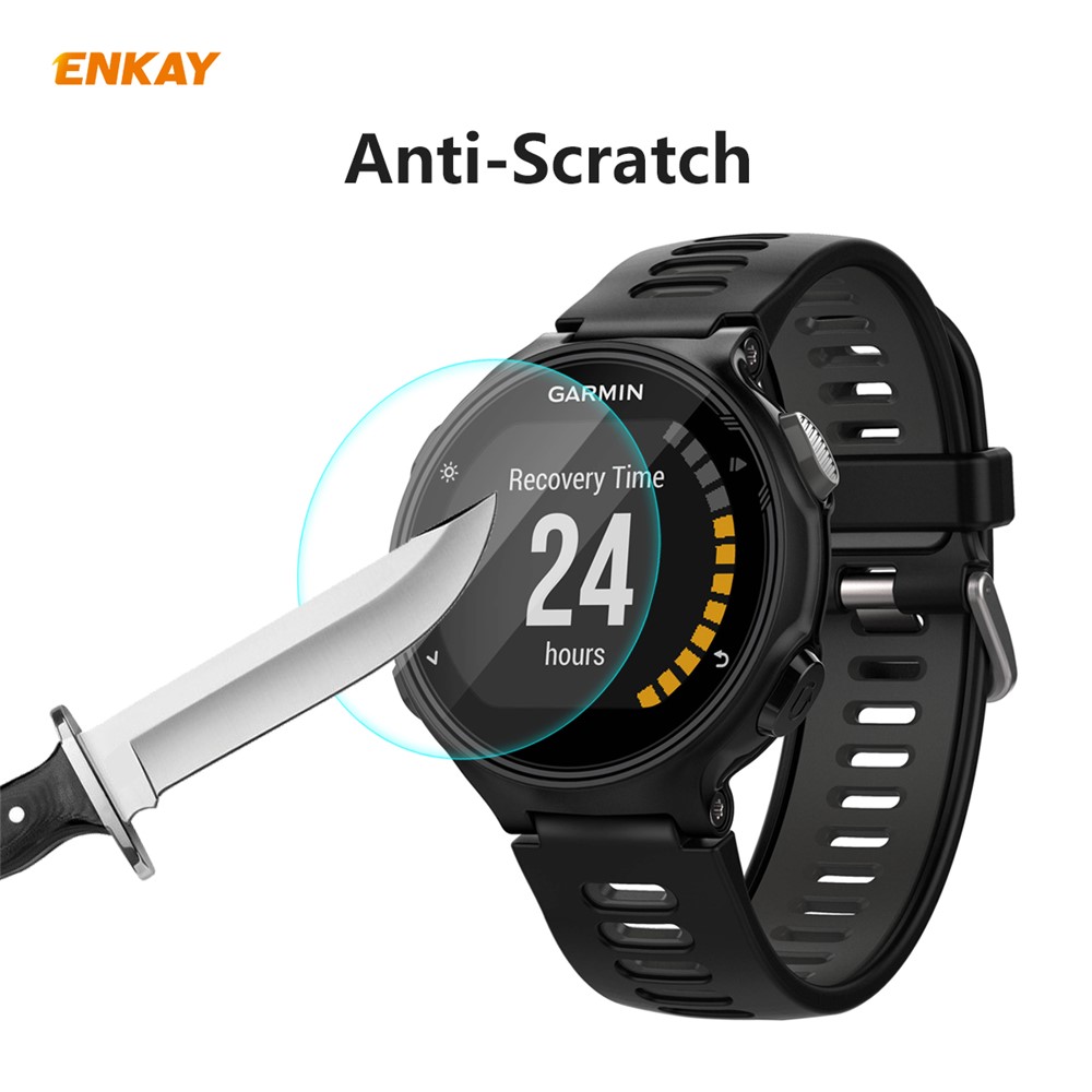 2pcs HAT PRINCE / Embalar 0.2mm 9H 2.15D Filmes Tela De Vidro Temperado Para Garmin Forerunner 735 / 735XT-5