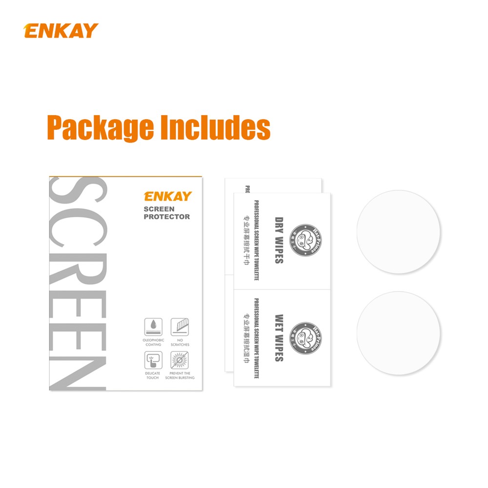 HAT PRINCE 2pcs / Pack 0.2mm 9H 2.15D Films D'écran En Verre Trempé Pour Montre Huawei GT 2e Édition Vitalité 46mm-7