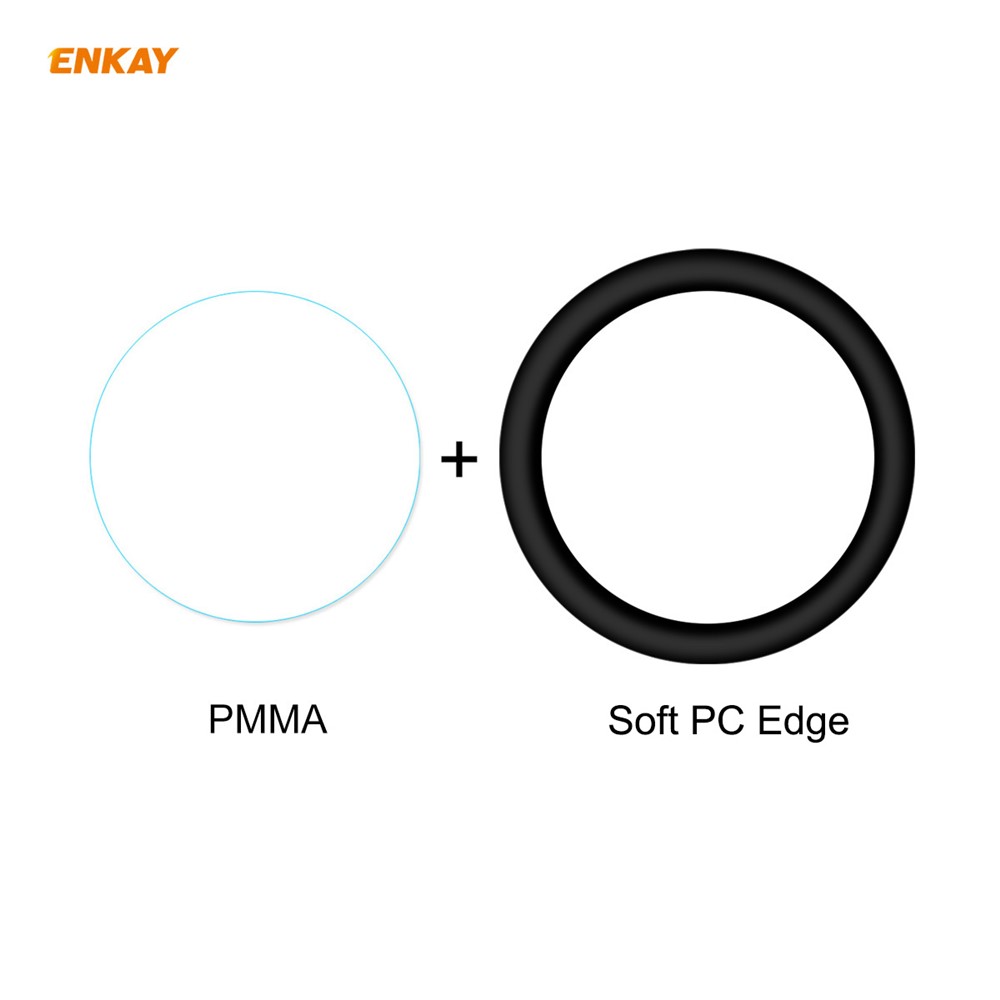 2pcs/set Enkay Hat Prince 3D PC Edge + PMMA Полноэкранная Защитная Пленка Для Huawei Watch GT 2 42 мм-3