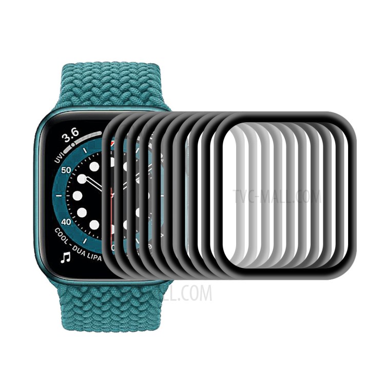 ENKAY HAT PRINCE 10Pcs/Set 3D Curved PC Edge + PMMA Full Coverage Screen Film for Apple Watch Series 6/5/4/SE 40mm-2