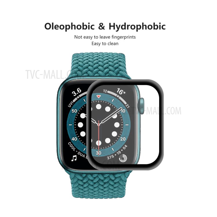 5Pcs/Set HAT PRINCE Full Size 3D Curved Soft PC Edge + PMMA Screen Protective Film for Apple Watch Series 6/5/4/SE 40MM-4