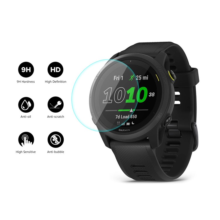 ENKAY 10Pcs/Pack for Garmin Forerunner 745 0.2mm 9H 2.15D Tempered Glass Screen Protectors-2