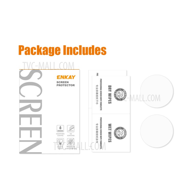 HAT PRINCE 2PCS/Set 0.2mm 9H 2.15D Tempered Glass Screen Protective Film for Xiaomi Mibro Air-6