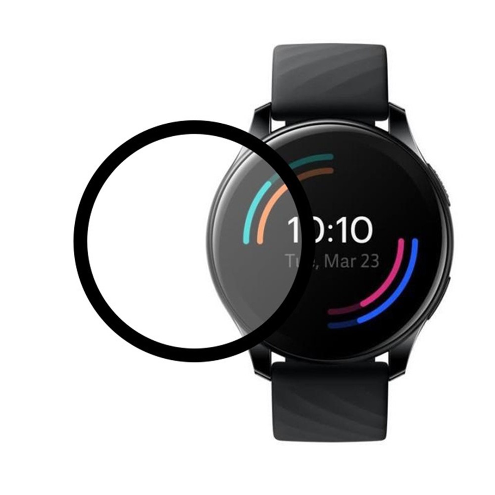 3D Hot Bending PMMA Film Guard for OnePlus Watch HD Clear Screen Shield Protector-2
