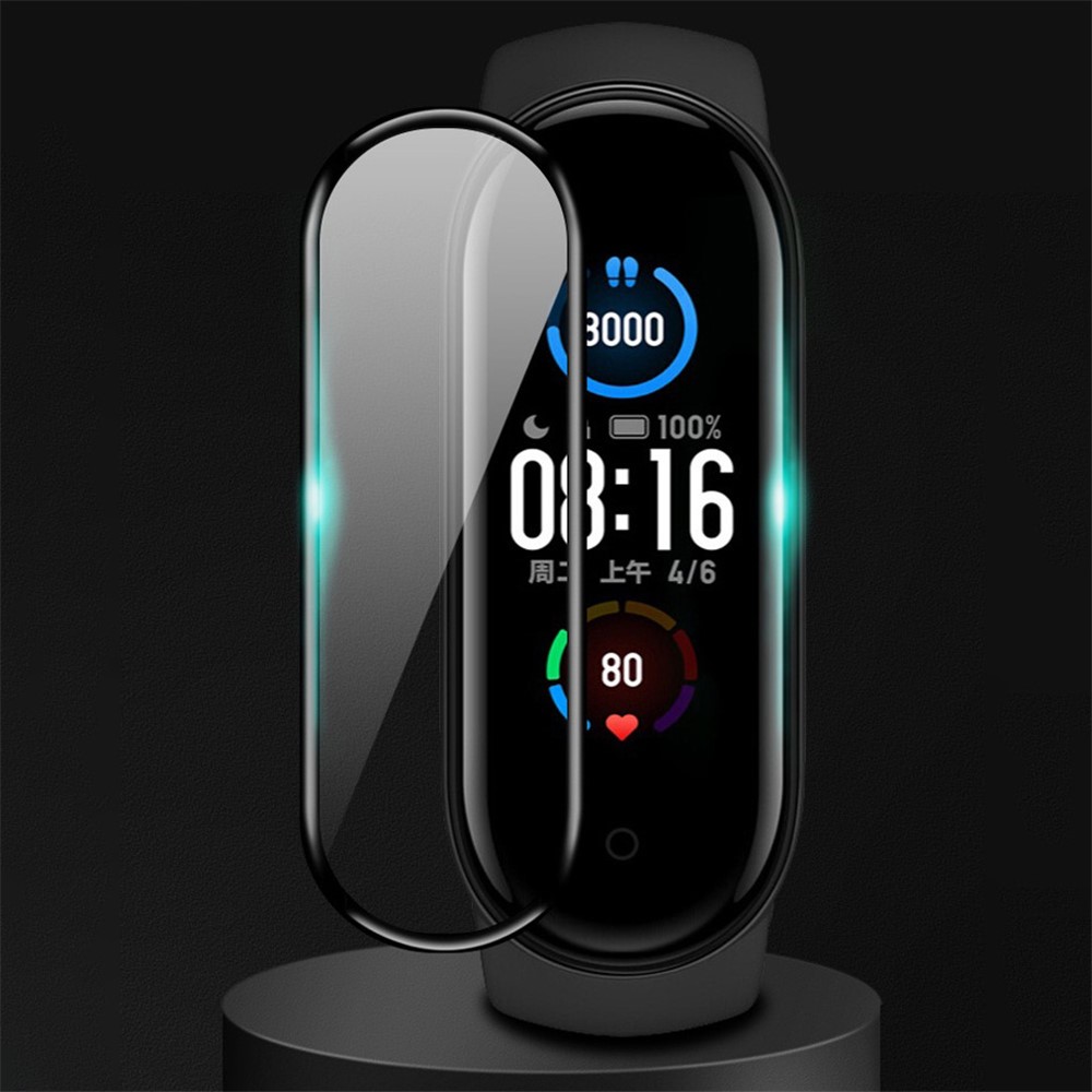 3D Benenha Hot PMMA Film HD Clear Sleat Shield Protector Para Xiaomi Mi Band 6-2