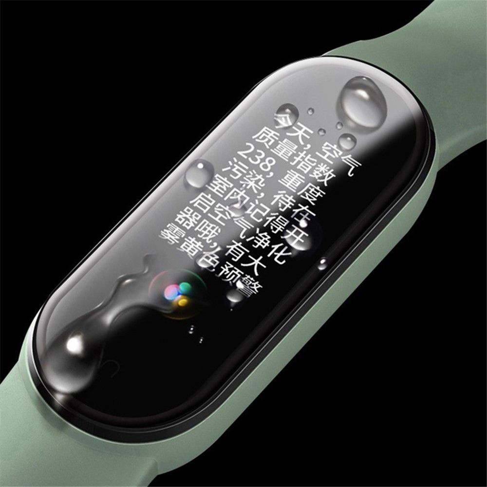 3D Hot Bending PMMA Film HD Clear Screen Shield Protector for Xiaomi Mi Band 6-4