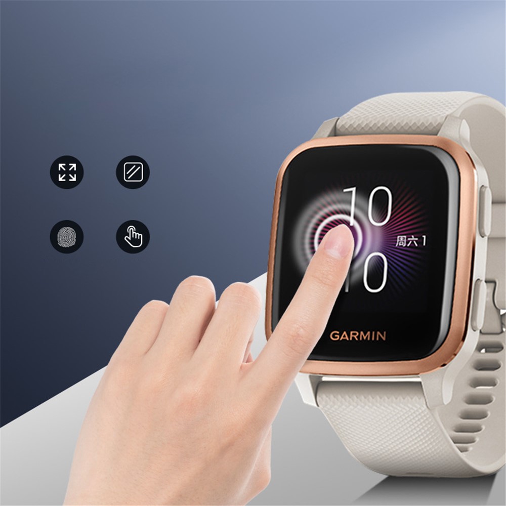 3D Hot Bending HD Clear PMMA Film Screen Protectors for Garmin Venu SQ Smart Watch-4