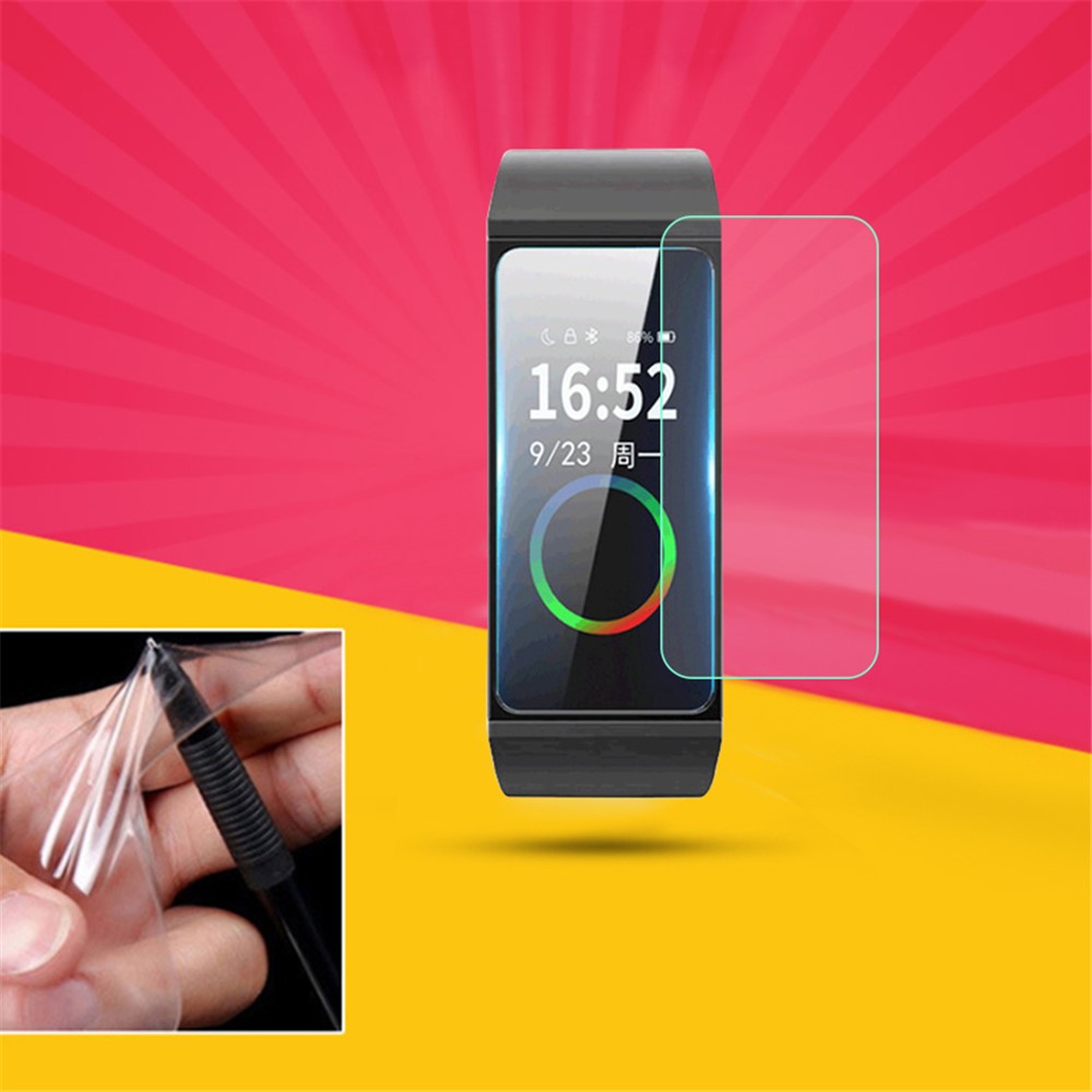TPU Anti-explosion Screen Protector Anti-scratch Film Guard for Xiaomi Mi Band 4C/Xiaomi Redmi Band-2
