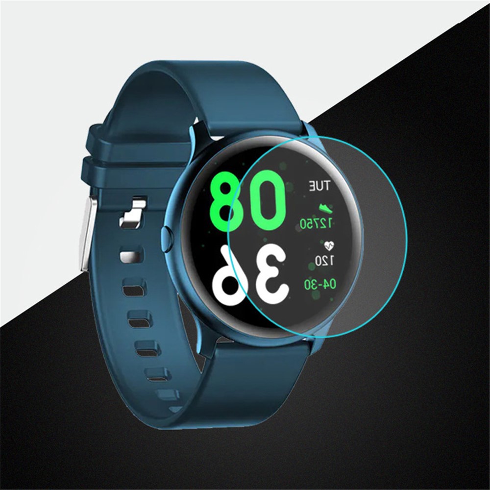 Soft TPU Anti-explosion Screen Protector Guard Film Shield for Smart Watch KW19 D39mm-4
