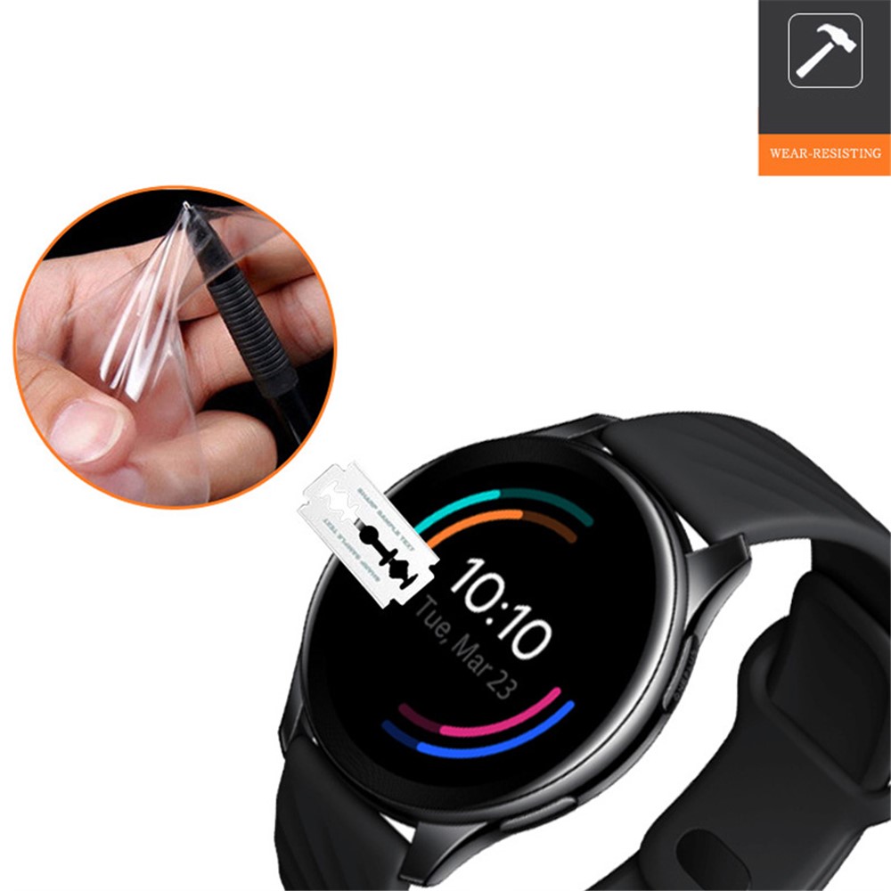 TPU Anti-explosion Scratch Resistant Smart Watch Screen Protector Film for OnePlus Watch D42mm-6