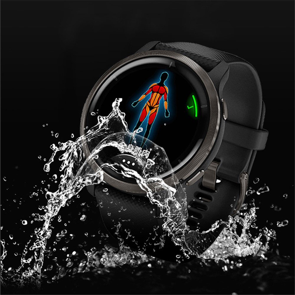 Soft TPU Anti-scratch Explosion-proof Smart Watch Screen Protector Film Guard for Garmin Venu 2 D40mm-5