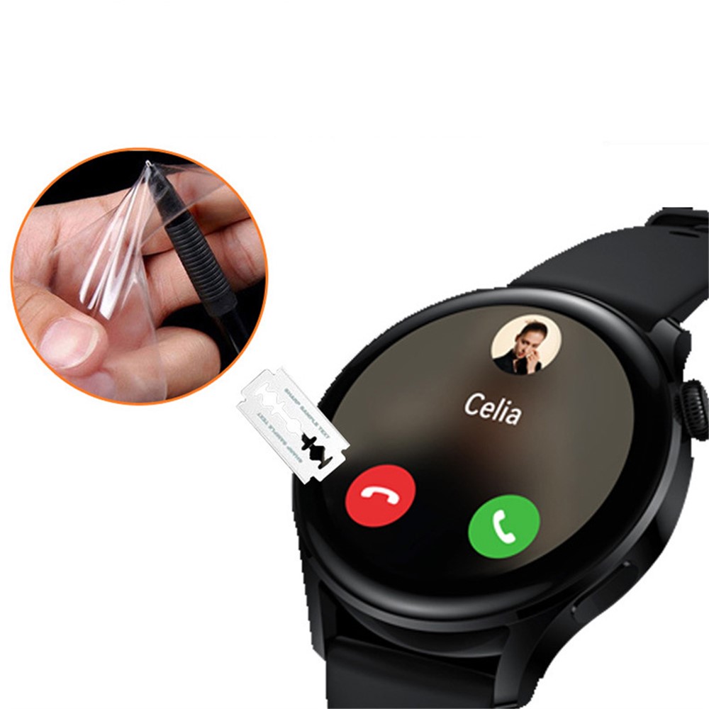 TPU Smart Watch Explosion-proof Screen Protector Film Guard Shield for Huawei Watch 3 D42mm-5