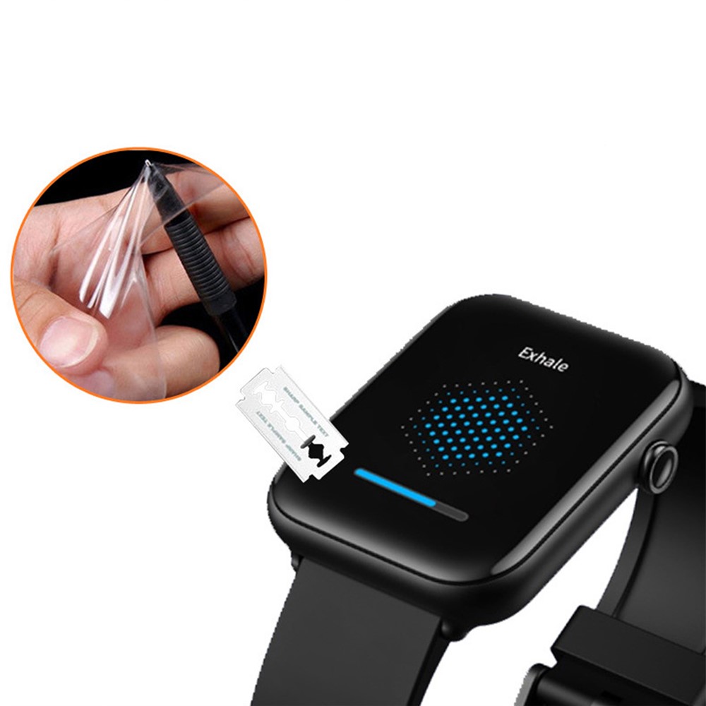 Anti-Explosion Soft TPU Screen Protector Film for TicWatch GTH-3