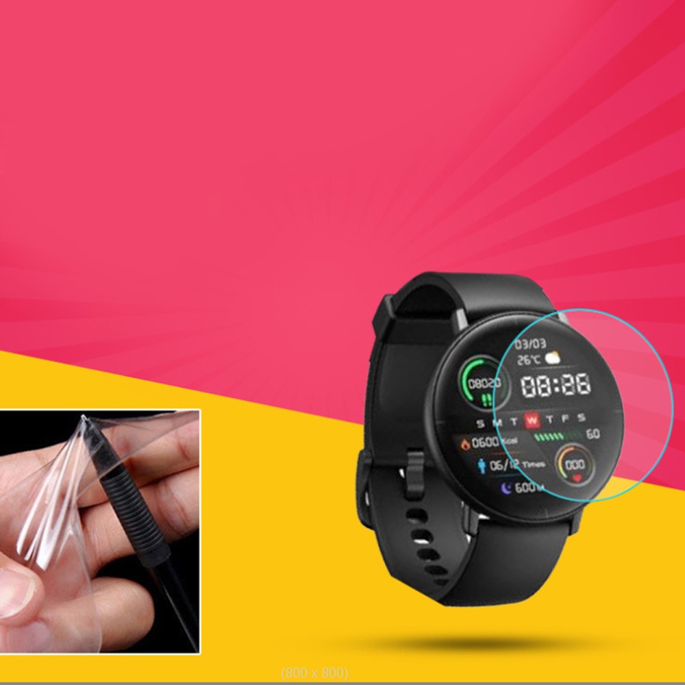 Anti-Explosion HD High Definition Soft TPU Anti-Scratch Screen Guard Protector Film for Mibro Lite 40mm-3