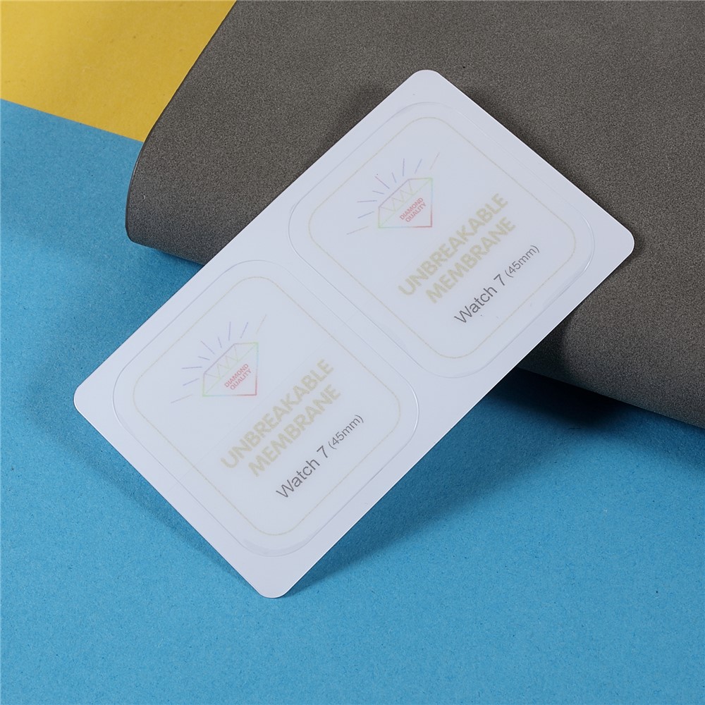 2Pcs/Set Full Coverage Ultra Clear Soft TPU Screen Protector Film for Apple Watch Series 7 41mm-4
