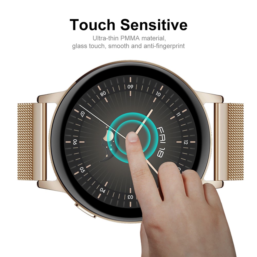 ENKAY 3D Curved Full Screen Soft PC Edge + PMMA HD Protector Film for Huawei Watch GT 3 42mm-5