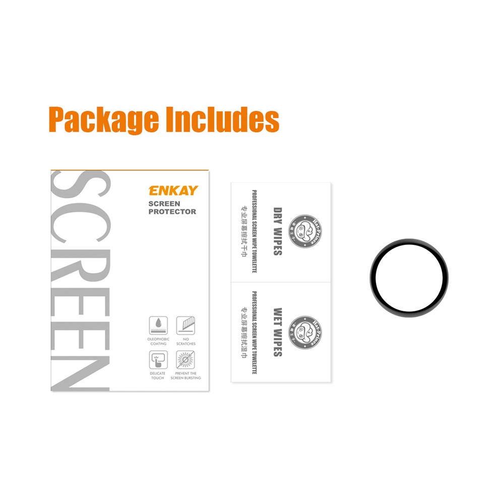 ENKAY Screen Protector for Honor GS 3, Touch Sensitive 3D Curved Soft PC Edge + PMMA HD Full Cover Protective Film-5