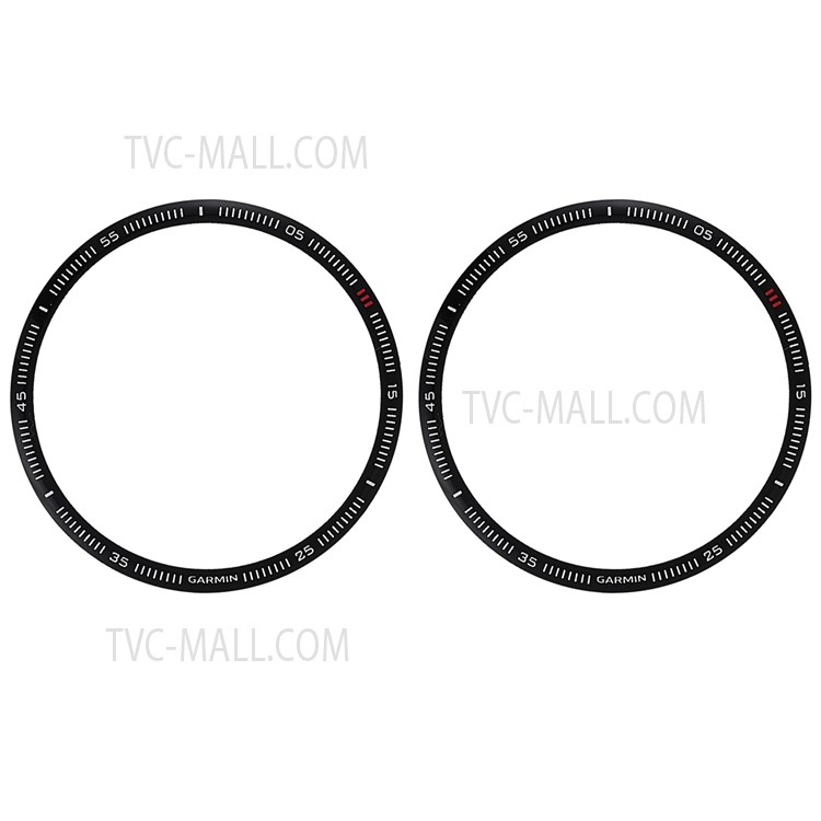 For Garmin Fenix 7 2Pcs/Set Anti-scratch Smooth High Transparency PMMA Screen Protector Films-2