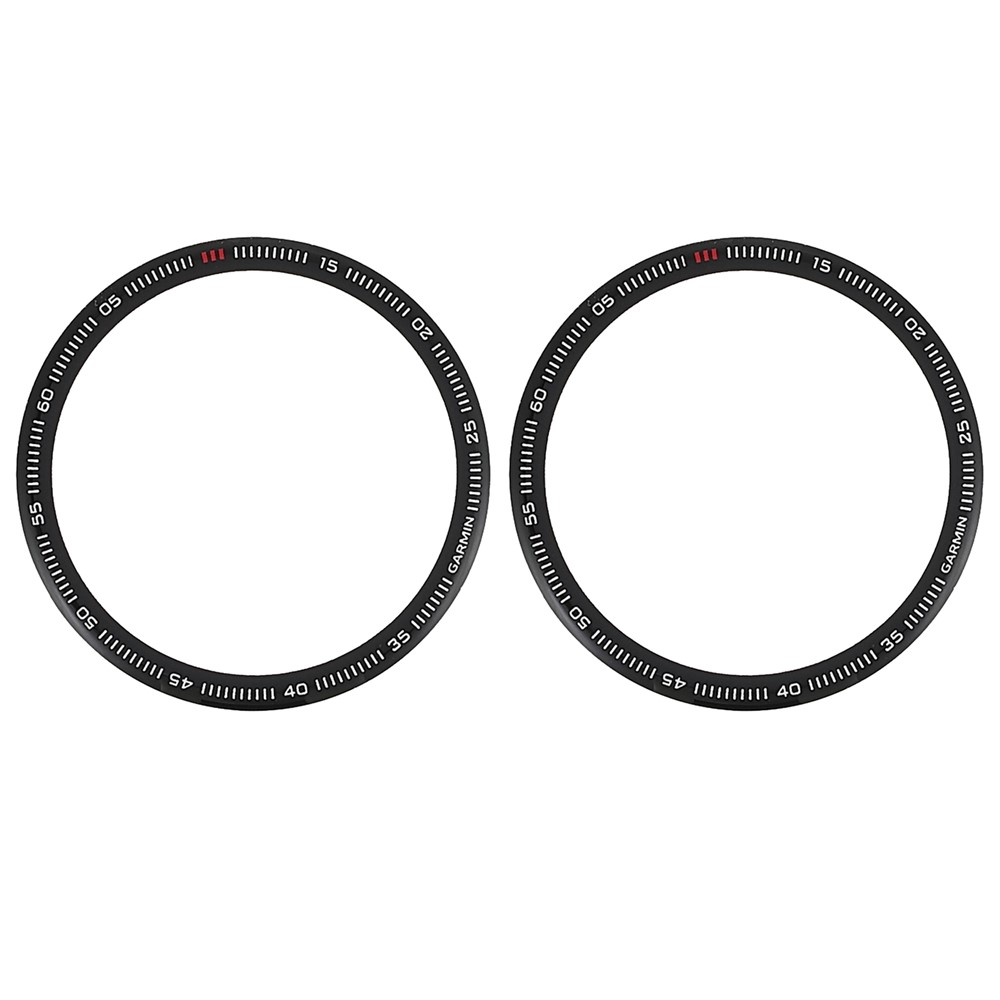 For Garmin Fenix 7X 2Pcs/Set PMMA Screen Protector Touch-screen Anti-scratch Ultra-clear Film-2
