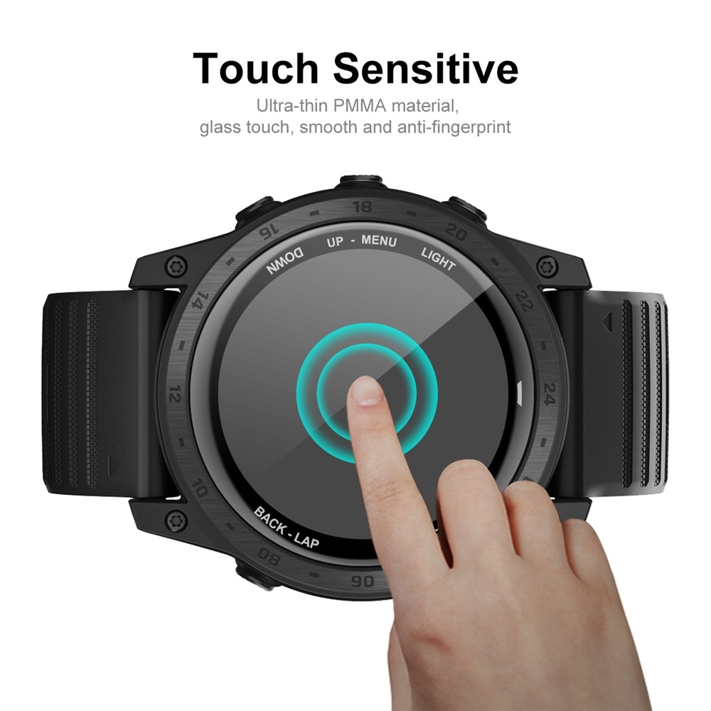 ENKAY For Garmin Tactix 7/7 Pro Ultra Clear Full Screen Protector 3D Curved Soft PC Edge + PMMA Protective Film-4