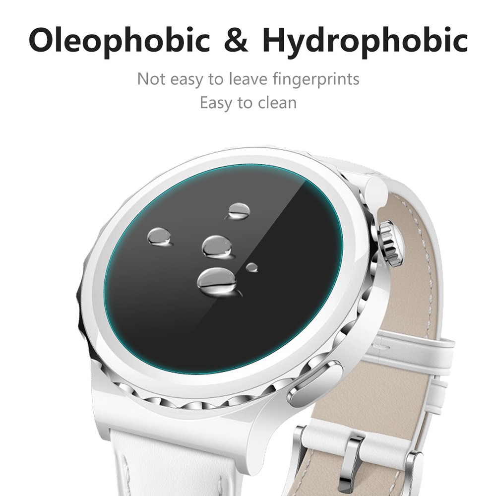 ENKAY for Huawei Watch GT 3 Pro 43mm Anti-Scratch 0.2mm 9H High Aluminium-silicon Glass HD Tempered Glass Film Watch Screen Protector-4