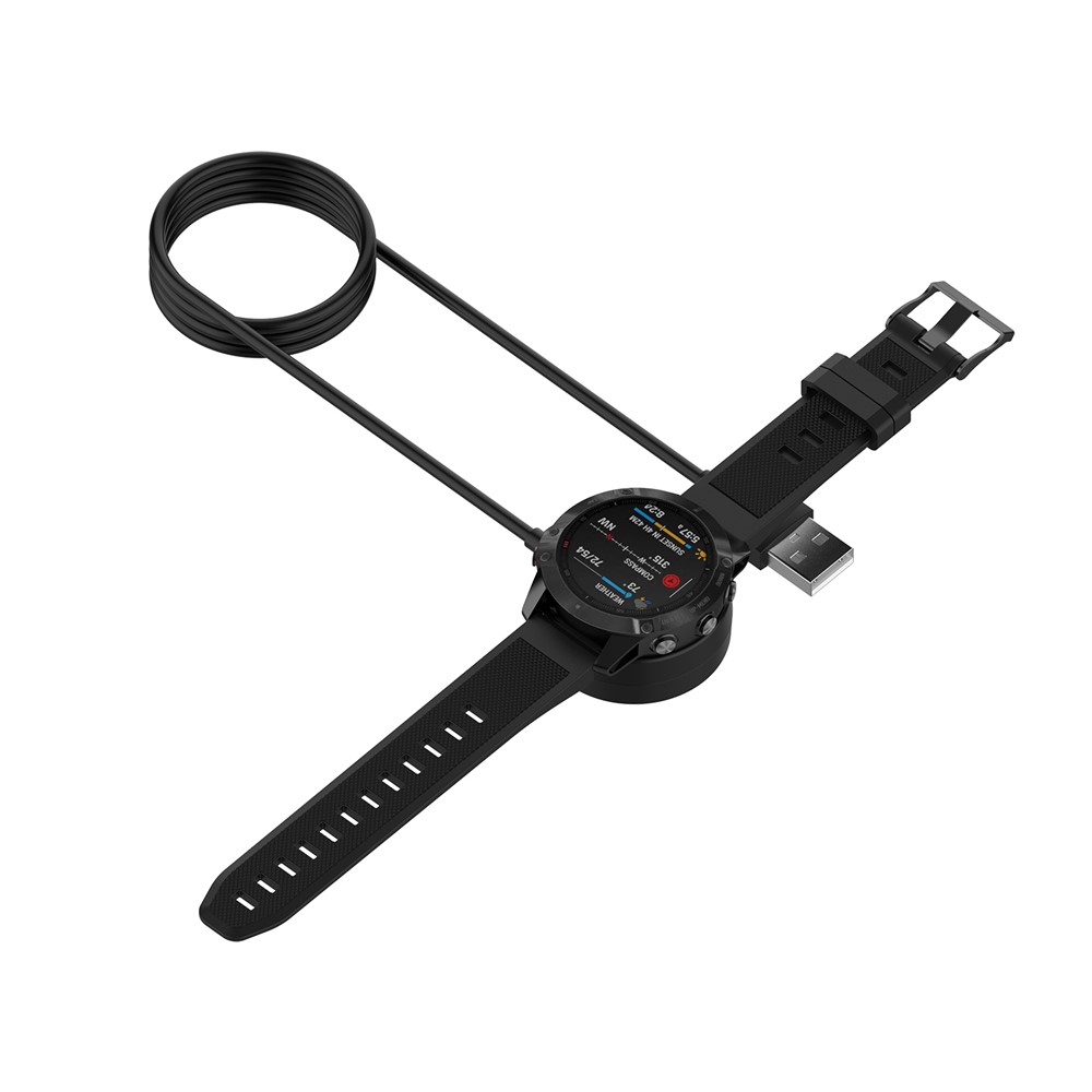 1.0M USB Кабель Для Зарядки Держатель Док Стенд Для Garmin Fenix 5 / 5S / 5X / 6 / 6S / 6X-11