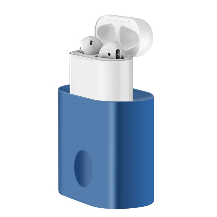 Silicone Airpods Charging Station for Apple Airpods Devices - Dark Blue-1