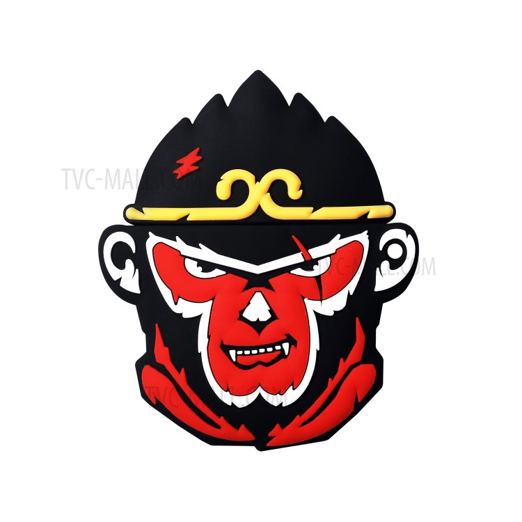 Cartoon Silicone Case for Apple AirPods with Wireless Charging Case (2019) / AirPods with Charging Case (2019) (2016) - Sun WuKong-13